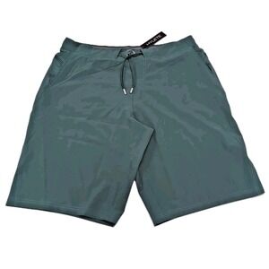 HYLETE Verge‎ III Athletic Gym Shorts Mens XL Green Drawstring Pockets NEW NWT